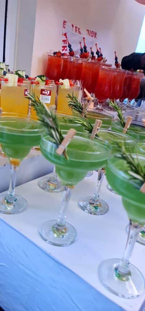 Aromatic Aura tequila shots by SipNDrink